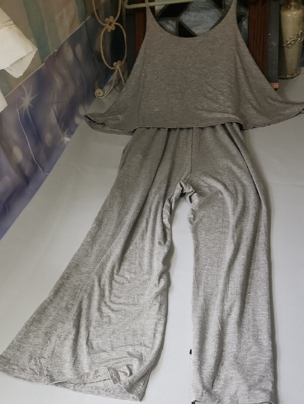 HEIMISH USA Gray Wide-Leg Jumpsuit - Picture 10 of 10